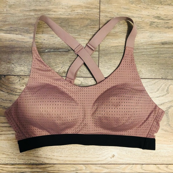 VS Lightweight Perforated Mauve Sports Bra - Picture 7 of 11